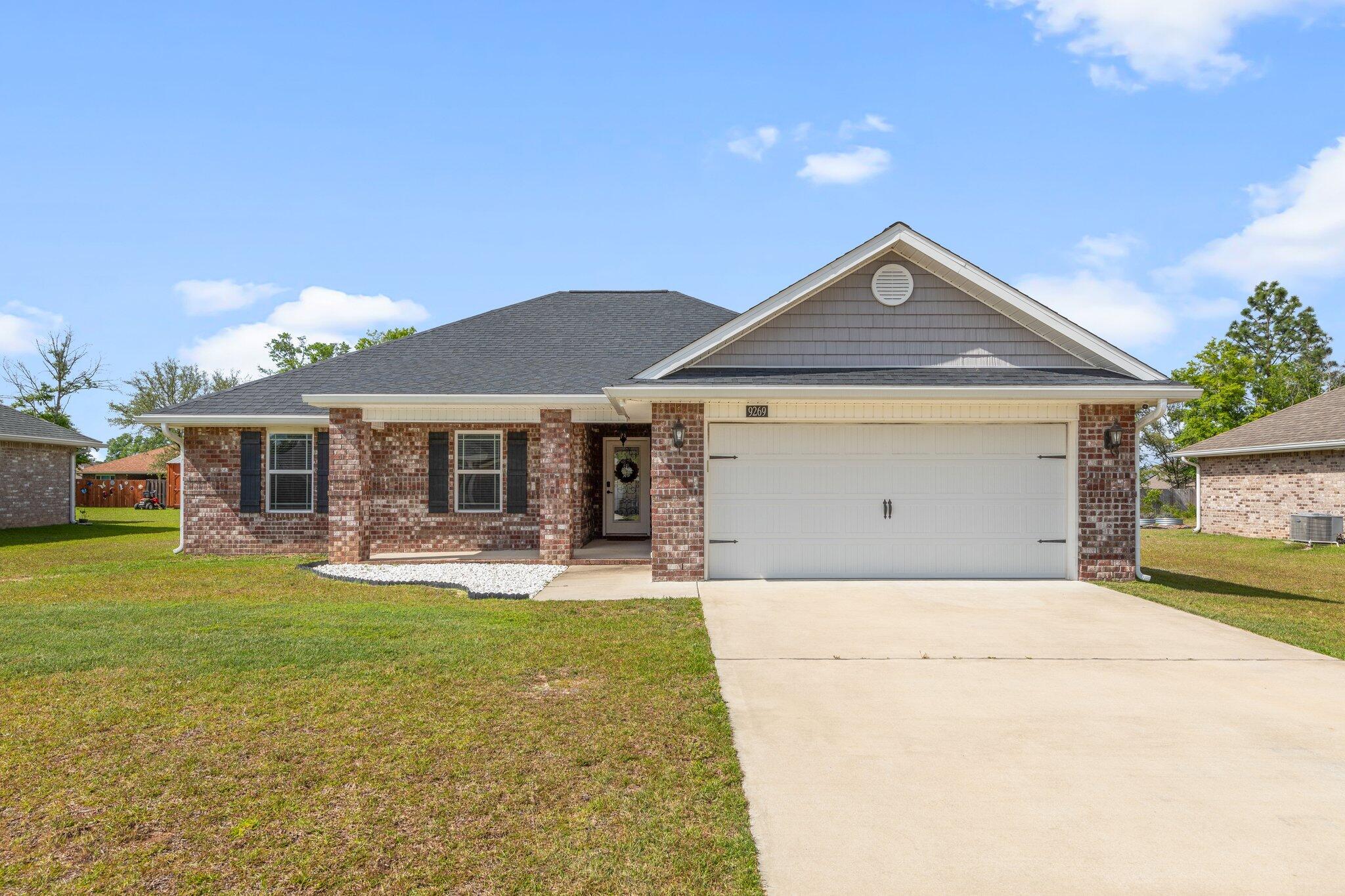 Discover your dream home at 9269 Tara Circle, Milton, FL 32583! This charming residence offers spacious living with modern updates, nestled in a friendly neighborhood. Enjoy a bright, open floor plan, updated kitchen, PAID OFF SOLAR PANELS and a large backyard perfect for relaxing or entertaining. Conveniently located close to schools, parks, and shopping centers, this home combines comfort and convenience. Don't miss out on this fantastic opportunity to own a piece of Milton's beauty. Schedule your showing today and make 9269 Tara Circle your new HOME!!