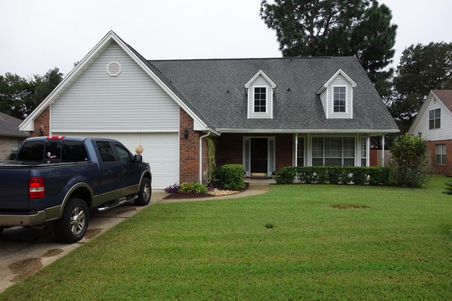 OMGosh what a fabulous house! This 4 bedroom 2.5 bath house is a must see! This beautifully upgraded home is located in the gated community of Parkwood Estates and just a short stroll to the very desirable Bluewater Bay Elementary School. The foyer with hardwood floors flows into the spacious formal dining room. The wood floors continue up the steps and into the loft. This area is a perfect flex space that can be used as an office, play area, second den, or library. Three nice sized bedrooms all with newer carpet and large closets are located upstairs. A full bath with dual sinks and a tub/shower combination can be found on this floor as well. Oversized 18'' designer tile has been installed throughout the downstairs for easy living. The great room with its vaulted ceiling, fireplace, and French doors create the perfect family gathering space.  A half bath for convenience is just off this room.  To the left of the great room is the master oasis.  The master bedroom boasts tile floors, windows that look out into the fully fenced private backyard, and a master bathroom.  The large master bath is complete with a separate shower, jacuzzi tub, dual sinks and a private WC.   On the other side of the great room is the impressive renovated kitchen, with beautiful warm maple cabinets, granite countertops, stainless steel appliances, pantry, tile backsplash, and breakfast nook.  Looking for something to do? You are just a nice bike ride away from the Bluewater Bay Golf Course club house, tennis center, marina, and the pool in this resort community.  Additional features of this wonderful home include: interior laundry room with cabinets, termite bond, brand new hot water heater, lawn pump, and home warranty for peace of mind.  If you are looking for space and the perfect family home, then put this house on the top of your must see list!

