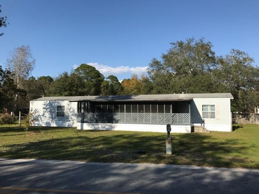 Excellent Location in Choctaw Beach ..Property has been well maintained and had very little use .. was a 2nd home for the Sellers.Has a 2-Bay 3 sided (20' x 48') frame building for storage on the property.