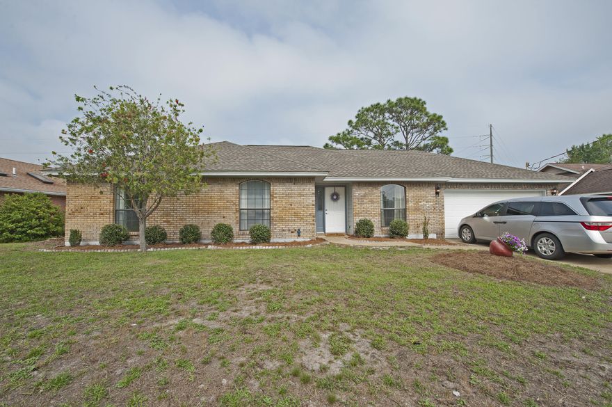BRAND NEW ROOF! This home may just be what you're looking for, with three bedrooms, two full baths, new engineered wood flooring throughout and tile in the wet areas. Spacious eat in kitchen and either a formal dining room or that office you've been hoping for. Cathedral ceilings and wood burning fireplace in the large great room which overlooks the rear deck and fully fenced yard with a fire pit and shed. All this and more on a quiet cul-de-sac neighborhood north of 98 with no home owners association or fees. Home warranty provided for peace of mind.
