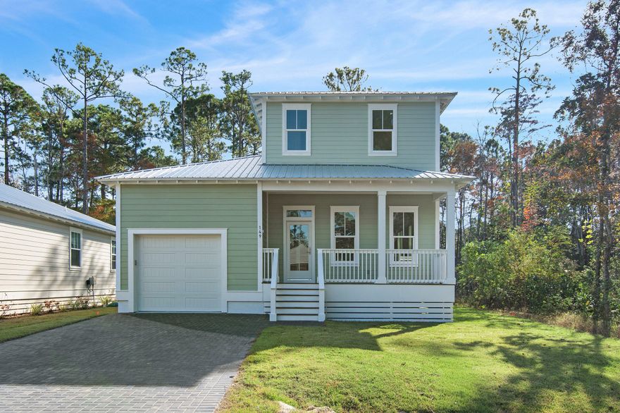 Nestled in the heart of Point Washington sits this adorable three bedroom cottage.  This home boasts quartz countertops, custom cabinets, beautiful stained oak flooring, an open floor plan and a garage.  It is a must see.  Just a short walk to the bay and a short drive to the beach.
