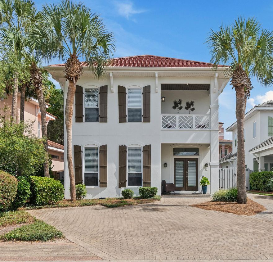Where comfort meets coastal elegance, this furnished, extensively upgraded retreat captures the essence of life along the Emerald Coast. Nestled in the gated community of Destiny West, this home invites you to embrace a lifestyle where every day feels like a vacation--complete with a brand-new roof, all new interior paint, refinished cabinets, upgraded HVAC with UV system, new water heater, and a 4-seater golf cart included with acceptable offer for easy rides to the beach. Inside, natural light fills a bright open-concept layout anchored by wide-plank luxury vinyl flooring and a sleek gas fireplace that sets a tone of warmth and sophistication. The chef's kitchen features upgraded counters, stainless steel appliances, a gas range, and an oversized breakfast bar that connects seamlessly to the living and dining areasperfect for gathering with friends after a day on the water.

A built-in wet bar adds a touch of luxury for effortless entertaining, while upstairs, a secondary living area provides space to unwind or host movie nights. The primary suite is a serene escape with private balcony access, a spacious walk-in closet, and a spa-inspired bath with soaking tub and dual vanities. Two guest suites with a shared Jack-and-Jill bath complete the second level with comfort and style.

Step outside to your private backyard oasislush landscaping, paver walkways, and a cozy fire pit create the perfect setting to relax under the stars.

As a resident of Destiny West, enjoy exclusive access to Club Destiny's resort-style amenities including a lagoon-style pool, hot tub, fitness center, and tennis and basketball courtsall just a short golf cart ride to The Crab Trap, Piece of Cake, and the sugar-white sands of the Emerald Coast.

Live who you arerelaxed, refined, and right where you're meant to be.