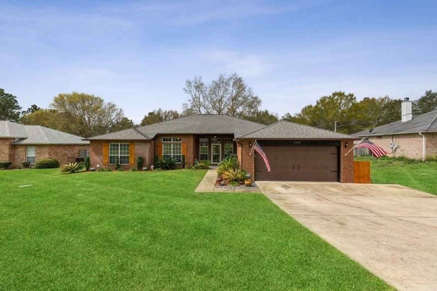 Step in to this beautiful home in South Crestview with 4 bedrooms, 3 full bathrooms, and 2 living/family rooms! This home has all the space you could ask for. The open kitchen overlooks a large breakfast/dining area and a second family room. In addition to the main living area, a flex room right inside the front door could be used for a formal dining room, office, or play room. The split floor plan allows for the master bedroom to be set apart from the 3 additional bedrooms (2 bedrooms share an adjoined bathroom!) Enjoy the large back yard from the screened in porch or the newly built back deck and fire pit area. The back yard has ample space to add your dream swimming pool and a shed! Don't miss the oversized driveway!