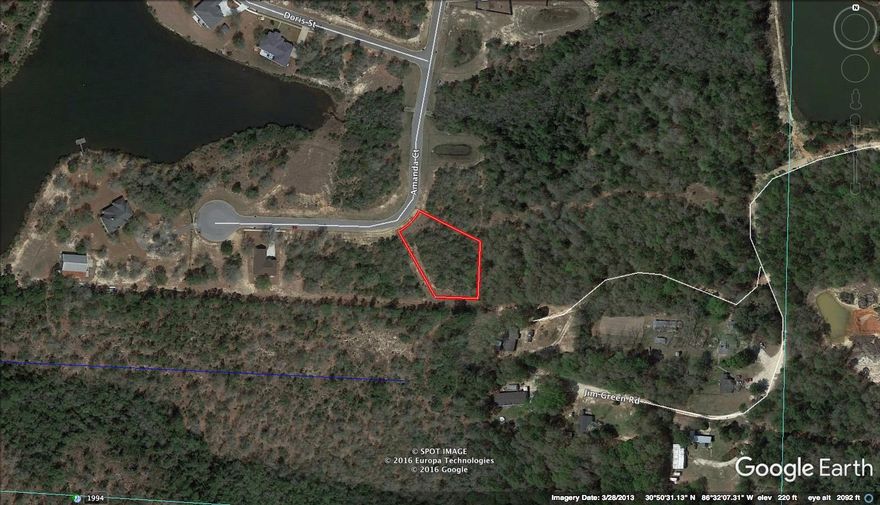 REO - Location Location Location! Level and on a half acre home-site it is a great spot for a Model home! Or that new house with plenty of yard for the children to play! Lake Arthur Estates is close to the City of Crestview. ''In the County'' that means County taxes which are less than city. The Location is very near schools, shopping, churches, doctors, military Bases (Duke & Eglin), hunting, fishing, boating and the whitest Beaches in the World! Great location to build your dream home. Ready for construction!