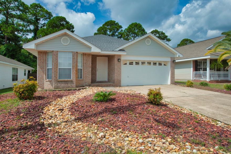 Call quick to schedule an appointment to see this great 3/2 home that backs up to a conservation area!! The split floorplan boasts a spacious primary bedroom with a large walk-in closet in addition to two well-sized guest bedrooms. There is a separate laundry room, 2 car garage and the roof was replaced last year!