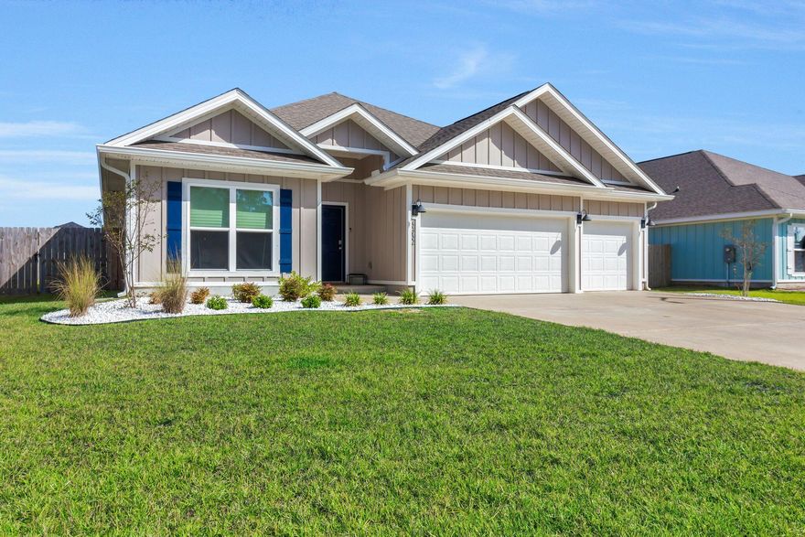 Welcome to this stunning 4-bedroom, 3-bathroom home located in the beautiful Gulf Breeze, FL. This property boasts a spacious, fully-equipped kitchen with a convenient island, perfect for those who love to cook and entertain. The home also features a large, fenced yard, providing a private outdoor space for relaxation or recreation. The covered patio is an ideal spot for enjoying the Florida weather all year round. The home also includes a generous 3-car garage, offering ample storage and parking space. As a bonus, residents will have access to a neighborhood pool, a perfect spot for cooling off during the hot summer months. This home truly offers a blend of comfort and convenience, making it a must-see property. Conveniently located and move-in ready, this house is a perfect place to call home. Don't miss your chance to see it! Schedule a showing today. Call 850-729-0399 View rental requirements or apply at www.RentwithBSR.com

No smoking or vaping. A dog may be allowed with some restrictions and a $400 non-refundable pet fee. FEES: $50 per adult 18+ application fee, Landlord Liability Policy (if proof of Renter's coverage is not provided) $15 mo, Pest Assurance pest control policy $20 mo.