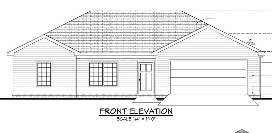 This early summer pre-sold new construction home features an open floorplan with split bedrooms. The kitchen and baths boast beautiful granite counter tops with LVP flooring. A sliding glass door in the dining area allows for lighting and scenery to the patio and backyard of this lovely lot. The master bath features a soaking tub, a separate shower, double vanities and a walk-in closet.
