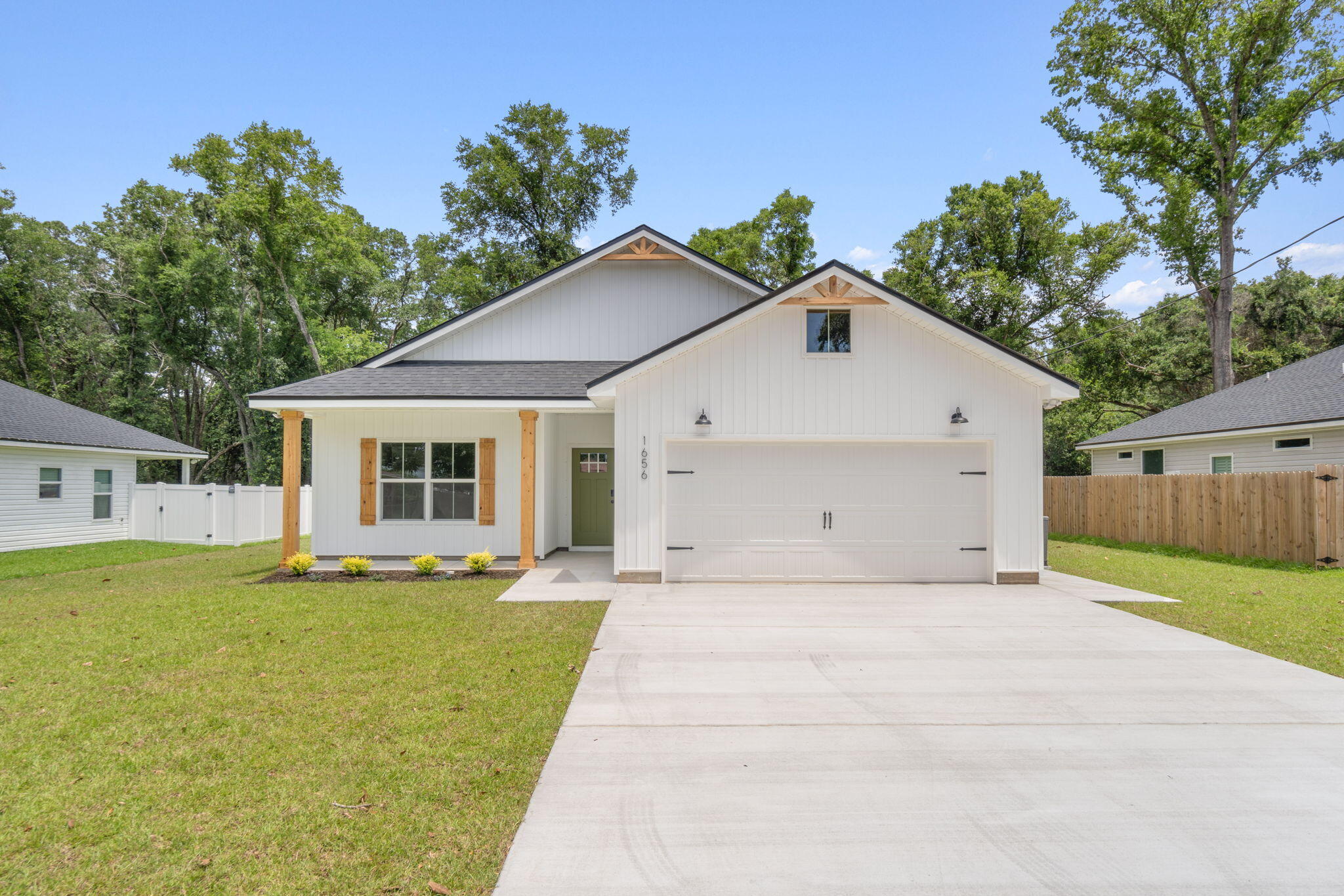 This Adorable and semi-custom craftsman inspired brand new home offers spacious living with 3 bedrooms, 2 and a half bathrooms, an additional study or an office and endless opportunities to make it your own. House features Stainless Steel appliances, gas fireplace, quartz countertops, tall kitchen cabinets with crown, 9 ft. ceilings and an open Kitchen / Family Room concept - all this add warmth and character to the already beautiful design. Free standing gas range and tankless hot water heater make for a modern and comfortable living experience that you'll enjoy every day. You'll never have to worry about running out of hot water - a feature that is sure to impress. The master bathroom boasts dual vanities and oversized Walk-in closet. But what truly sets this home apart is the opportunity to personalize it to your exact preferences. You'll have the chance to choose from 10 different flooring options, select your preferred granite color, and even pick out the cabinet colors that speak to you. This is not your average builder-grade house - it's a true gem waiting for your personal touch. This incredible home is brought to you by family-owned business that builds homes with heart. When you purchase this home, you'll not only be investing in a beautiful property but in a company that values integrity, craftsmanship, and customer satisfaction. We take pride in every home we build and ensures that each one is a reflection of our commitment to quality and excellence. With a focus on personalized service and attention to detail, you can trust that your home-buying experience will be second to none. Don't miss out on this opportunity to own a beautiful, semi-custom home built by a company with a heart. Contact us today to learn more about how you can make this house your forever home. *Estimated completion Middle of December 2025* THESE ARE STOCK PHOTOS- NOT ACTUAL LOT SPECIFIC FINISHES. PHOTOS ARE OF SIMILAR PROPERTIES THAT WERE BUILT.