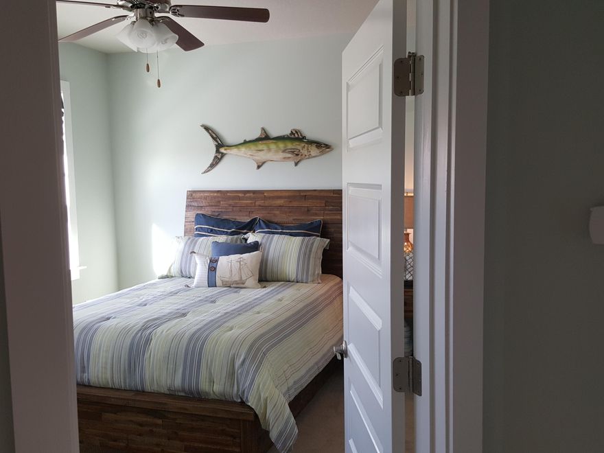 Sunsets? Very little yard work? Close to the water? Beach lifestyle? By the Sea is close to 3 public beach access points, and has deeded access to the Sound. Also, a pool, hot tub, fire pit, and a gated community to boot! Throw away your troubles, and come check out our Sunset floor plan! 3 Bedrooms, 2.5 baths, plus an office. This great home also will have a deck that goes all the way across the back and partially down one side. Great lifestyle, beautiful finishes, quality construction; how can you go wrong? Check out this affordable new floor plan, and start your beach life today! Navarre Beach is growing. Don't miss your chance to buy at this price! Pictures, photographs, colors, features, and sizes are for illustration purposes only and will vary from the homes as built.