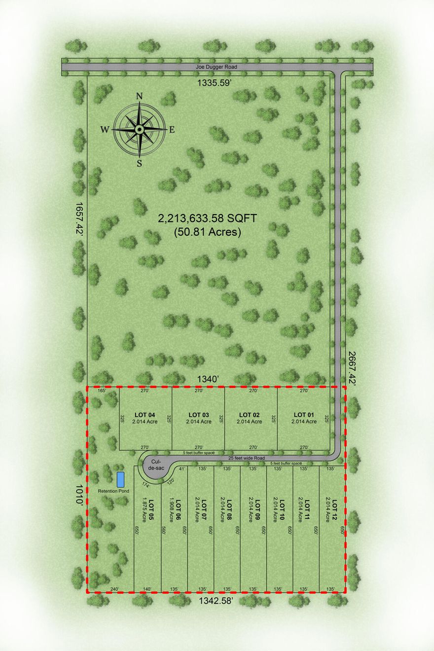 Beautiful level, high-and-dry 2-acre homesites in a New 12-home community with pretty four-board stained fence along the entrance road. Adjacent to a new orchard with apple & peach trees, blueberries, and flowers. Plenty of room for a workshop, boat parking, or outdoor entertaining. Enjoy this opportunity to build on 2 acres  just 20 minutes to Blue Mountain Beach and 25 minutes to Seaside and WaterColor. Conveniently located 1.3 miles from New Town Center, Publix, restaurants, shopping, medical offices, new park, school, and sheriff's station--offering the perfect blend of rural elegance and modern convenience. Bring the extended family - 800 sq ft ADU or Carriage house allowed for multigenerational living.
