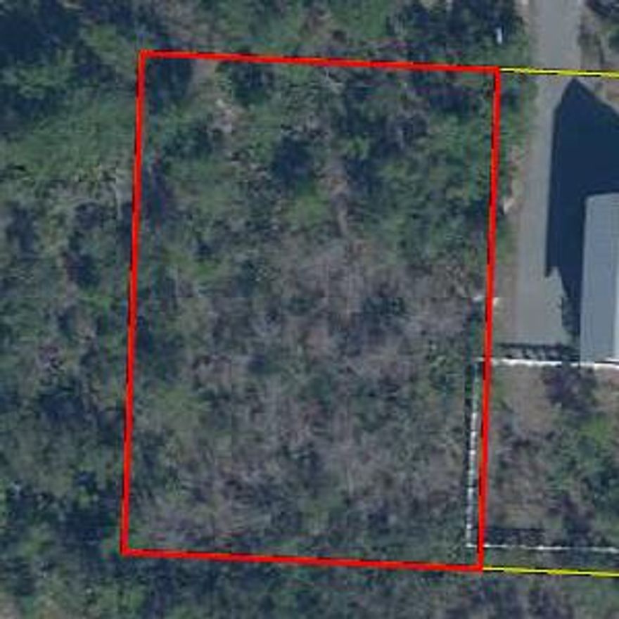 Vacant lot located at the corner of Sunset Avenue and Sandalwood Drive.