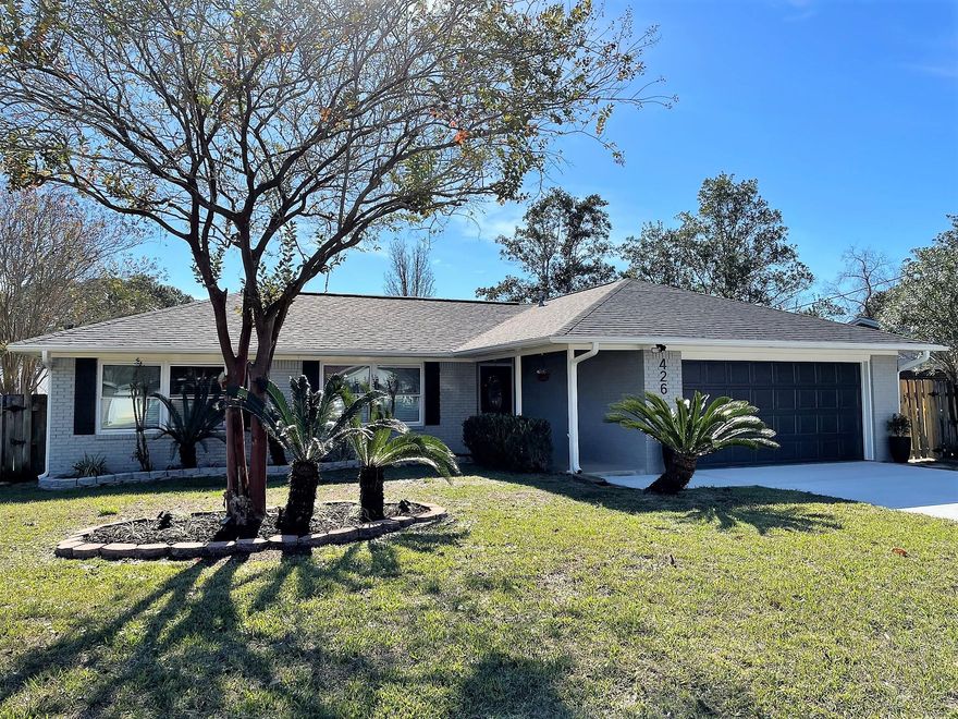 Now's your chance. Home is back on the market through no fault of sellers. Just 3 miles from the back gate of Hurlburt and 8 miles to Eglin. Don't miss this amazing opportunity to own a beautiful home nestled near the end of a cul-de-sac in well-established neighborhood with sidewalks. Central location provides quick access to not only bases, but beach, shopping and more. Home is perfect for both families or investors featuring 2 primary bedrooms and a private side entrance. Improvements include new roof, new driveway, new carpet, new paint inside and out, new lighting, new celling fans, and more. Even features a gas fireplace, shed, double gates, new tile on back patio and good-sized yard. Hot Water Heater replaced in 2021. Coper wiring and plumbing throughout. Get over here quick!