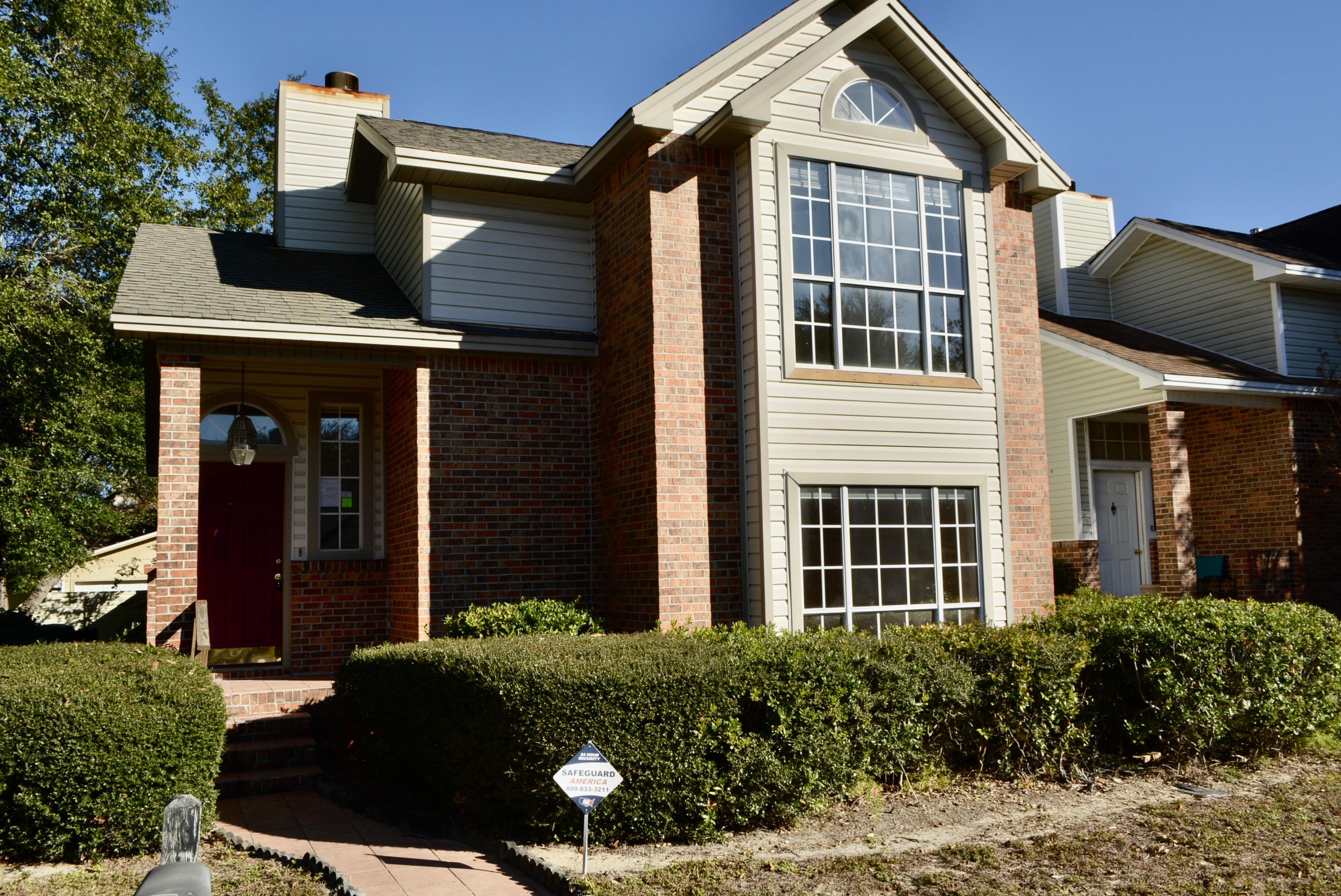 REO. Brick 2 story home located in the desirable Bluewater Bay Neighborhood of Parkwood Estates. Home features a nice living area with a stone front fireplace, open floor plan which living area is open to kitche/dining area. Master Bedroom and Bath are located on 1st floor. 2 bedrooms and 2nd Full Bath are located upstairs. Detached 2 car garage abuts the fenced backyard. Call for more information!