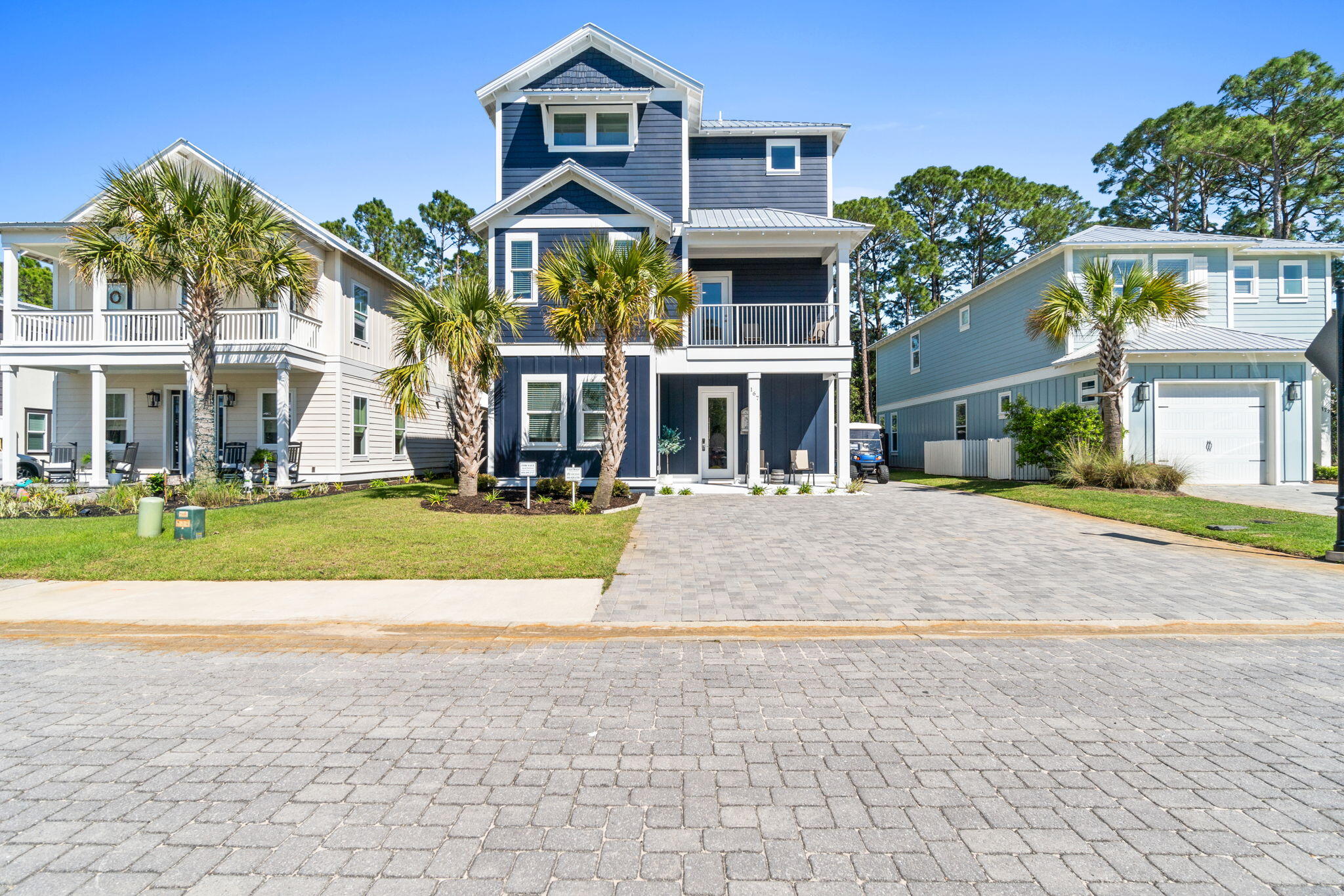 Indulge in coastal luxury at 167 Lakeland Dr, Miramar Beach! This stunning, three-story home, nestled within the gated community of Villas of Frangista, offers the epitome of coastal living. With six bedrooms, five and a half bathrooms, and 3,121 square feet of elegantly crafted space, this home is a sanctuary of comfort and style. With a private gas-heated pool, lush backyard with lawn chairs, and a primary bedroom on the first floor, it's perfect for both relaxation and entertainment. The low quarterly HOA fee of $450 covers common area maintenance and security patrols, providing you peace of mind. Just a half mile from the pristine sandy beaches of the Emerald Coast, this location offers easy access to dining, fishing, shopping, and more. Don't let this hidden gem slip away!