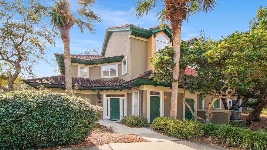 This Beautiful 3 Bedroom, 4 Bath TOWNHOME is located in the GATED neighborhood of TIVOLI TERRACE on the BEACH SIDE of the World Class SANDESTIN Golf & Beach Resort. Unit 5441 is just steps to the COMMUNITY POOL & 10 minute walk or quick Golf Cart ride to the PRIVATE BEACH ACCESS.  This wonderful Mediterranean Style Beach Villa boasts an OPEN FLOOR PLAN w/ the Kitchen overlooking the Living & Dining Room.  This lovely home Features 2 MASTER SUITES with One on the First Floor. Each Bedroom has it's own SCREENED PORCH!  The Living Room's Screened Porch & Large PATIO overlook the community pool.  This home is perfect for a Primary or Second Vacation Rental Home.SANDESTIN Golf & Beach Resort spans over 2,000 acres with over 70 unique neighborhoods of villas, condominiums, townhomes and estate