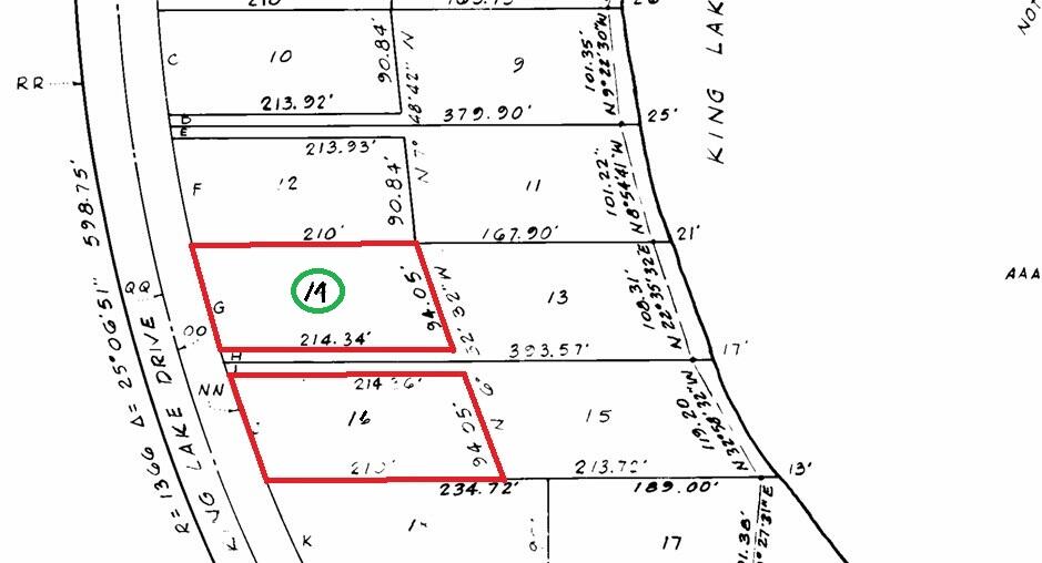 KING LAKE ESTATES - Land