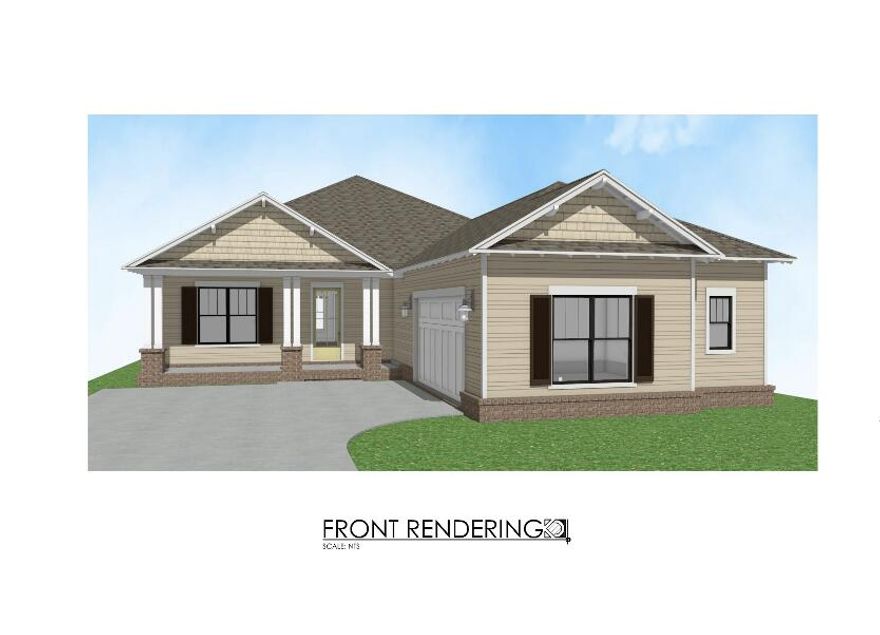 Welcome to Deer Moss Creek Phase 11--where thoughtful design meets modern comfort in this nearly completed, single-story home offering 2,546 square feet of beautifully crafted living space with 4 bedrooms and 3.5 baths.Ideally situated backing to a tranquil common area instead of another residence, this homesite offers enhanced privacy and a more open, natural setting--an increasingly rare find in new construction communities.Inside, you'll find a well-designed open floor plan enhanced by high-end finishes throughout. The heart of the home features a stunning... ...oversized kitchen island with storage on all four sides--perfect for entertaining, meal prep, and everyday living. A spacious walk-in pantry and dedicated mudroom add both function and convenience.
Designer touches like shiplap accents throughout the home create warmth and character, while the single-level layout offers ease of living for all stages of life.
With construction nearing completion, this is a fantastic opportunity to own a brand-new home in one of Niceville's most sought-after communities.
Located in the highly desirable Deer Moss Creek master-planned community, residents enjoy thoughtfully designed green spaces, walking trails, parks, and a true neighborhood feel that blends nature with modern living.

Buyer to verify all dimensions. 