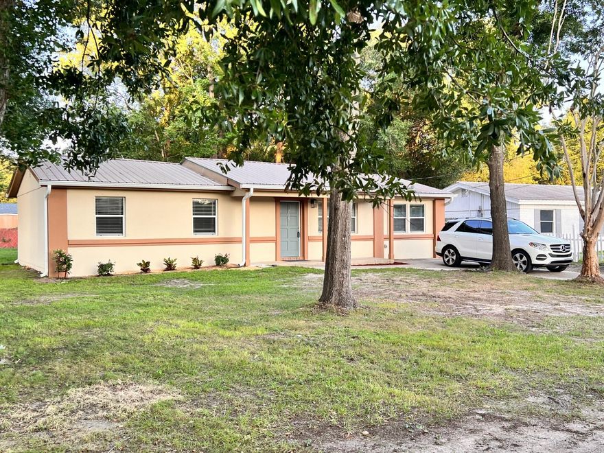 Come see this beautifully remodeled home in walking distance to Choctaw High School.  The seller has upgraded the home with the following amenities that are NEW:  medal roof, all the plumbing, piping to the sewer, insulation, 80% of the drywall, mechanical A/C venting, gutters, all windows, bonus room, master bath shower,white 2inch faux blinds, ceilings fans throughout with remotes . all new PVC flooring, custom tile, paint inside and outside, new trim, bathrooms, showers, tub, custom cabinets, granite, sinks, mirrors, all appliances, hardware and hot water heater.  A concrete pad is located in back for an RV and a 50 amp breaker on back of the house.  There's  a clean-out for an RV as well.   The home has a 75ft well that is capped off and can easily be hooked to a pump.