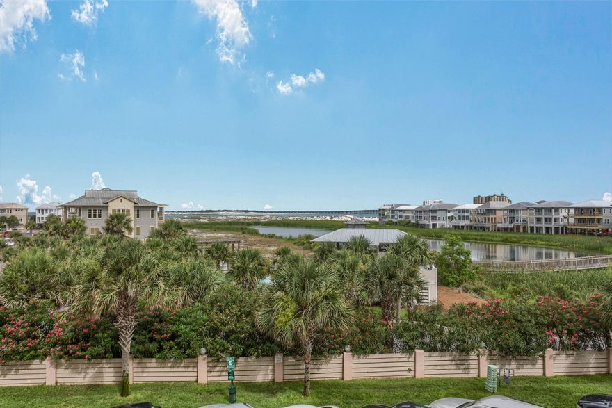 Enjoy watching the breathtaking sunsets and boats going in and out of the East Pass as well as a view of Lake Christina in this stunning updated 1 bedroom 1 bathroom unit. Fully furnished and turn key rental ready. Upgrades include: Smooth ceilings and walls, new shower, new granite in shower, wood design in bar area,new crown molding, baseboard and doors, new impact sliding door and windows, new furniture and fresh paint in kitchen cabinets. The gulf front resort amenities include a large gulf side pool with jacuzzi, tennis courts, small workout room and a unique grilling pavilion over the gulf of Mexico! Rental income in 2019 - $30,262.00.