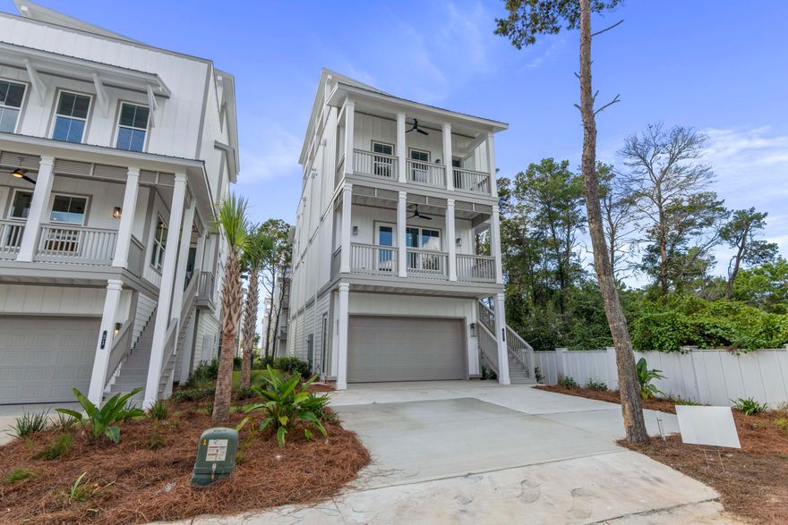 **Up to $50k Flex Cash available on this particular home!! Welcome to Twin Palms, one of Inlet Beach's premier coastal-modern rooftop communities. Schedule your private showing today and experience the spacious floor plan and breathtaking rooftop terrace views firsthand. Paradise awaits when you make Twin Palms your new home. This South Walton gem offers the perfect blend of luxury and family-friendly living, ideally located just steps from 30Avenue, the Gulf, and the charming town of Rosemary Beach. Unwind in a private cabana by the community pool, soak in the coastal breeze, and enjoy the laid-back elegance of one of the area's most sought-after neighborhoods. **Photos are not of actual listing, but to show what finishes and floor plan will look like. Home does not come furnished.**