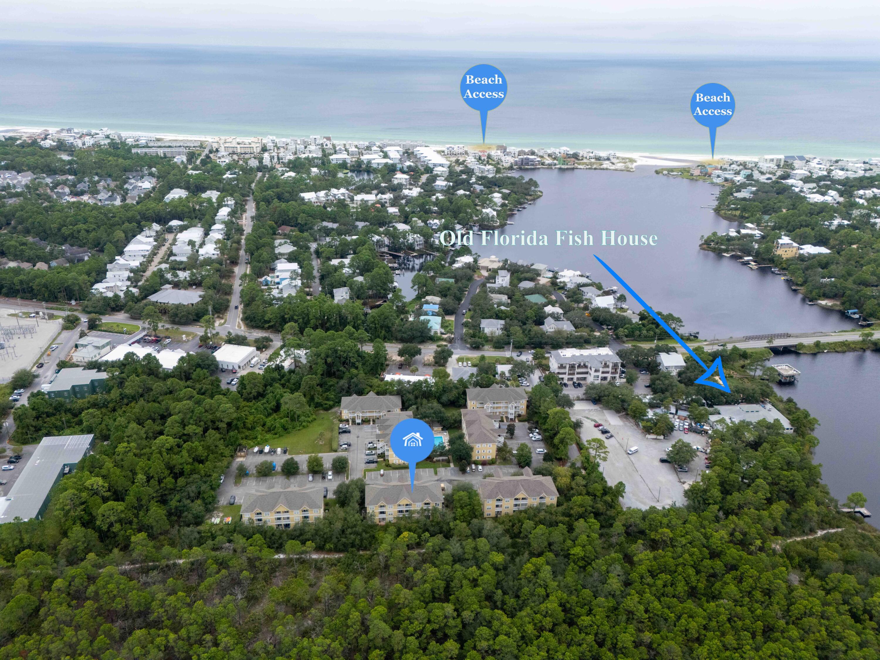 HIDDEN GEM!! Experience the iconic 30A Lifestyle in Seagrove Beach! Welcome to Heron's Watch, your ideal coastal retreat where relaxation and adventure harmonize. This fully furnished 2-bedroom, 2-bath condo over looking the state park and is in a building with an elevator, combining convenience with comfort. Set between the Eastern Lake and the beautiful Point Washington State Park, this condo invites you to start your day paddle boarding or kayaking on the lake or biking to the Gulf's sugar-white beaches. This condo is updated with quartz counter tops, updated appliances, and ceramic wood-like tile throughout! Included technology features of remote key-less entry, ring doorbell, and a remote thermostat. From award winning restaurants to charming local hangouts, you're surrounded by the best of Seagrove Beach's natural beauty and culture. Beach access is .6 miles away. Heron's Watch Condominiums is a gated community with golf cart charging stations and a community poo equipped with restrooms This property provides everything you need for a relaxed and luxurious coastal life. Herons Walk has their own access point to Eastern Lake for water sports featuring a community dock.
Whether you're seeking a permanent residence or an enticing investment opportunity, this condo offers it all. Don't miss your chance to live the 30A lifestyle act now and claim your piece of paradise in the heart of Seagrove Beach!
**Sold fully furnished minus some staging items***