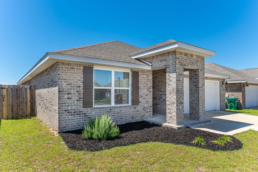 AVAILABLE JULY 29th!! The Cali is an excellent all brick craftsman floorplan featuring 4 bedrooms, 2 baths,  covered back patio & 2 car garage.  Open floor plan kitchen, dining and living room features large granite island bar, stainless appliances, smooth top range, built in microwave, and beautiful wood look vinyl flooring. Rooms are all spacious and carpeted.  Fully fenced yard with extended sunshade.  PATRIOT RIDGE community POOL & Pavilion perfect for warm weather fun! NO smoking. 600 minimum FICO credit score required in addition to meeting rental criteria. Pets allowed upon approval with a non-refundable pet fee and with a Petscreening.com report. All applicants are required to complete an application on PetScreening.com regardless of if they own a pet or not.  Applicants with an ESA are also required to complete the application.

We also offer a security deposit waiver option for tenants such that they do not have to pay a security deposit upfront. Terms and conditions apply. Review addenda for details.

This property is a part of a Homeowners Association and tenants will be required to adhere to certain rules and restrictions.  If you have any questions, you may request to view the HOA Covenants prior to application.