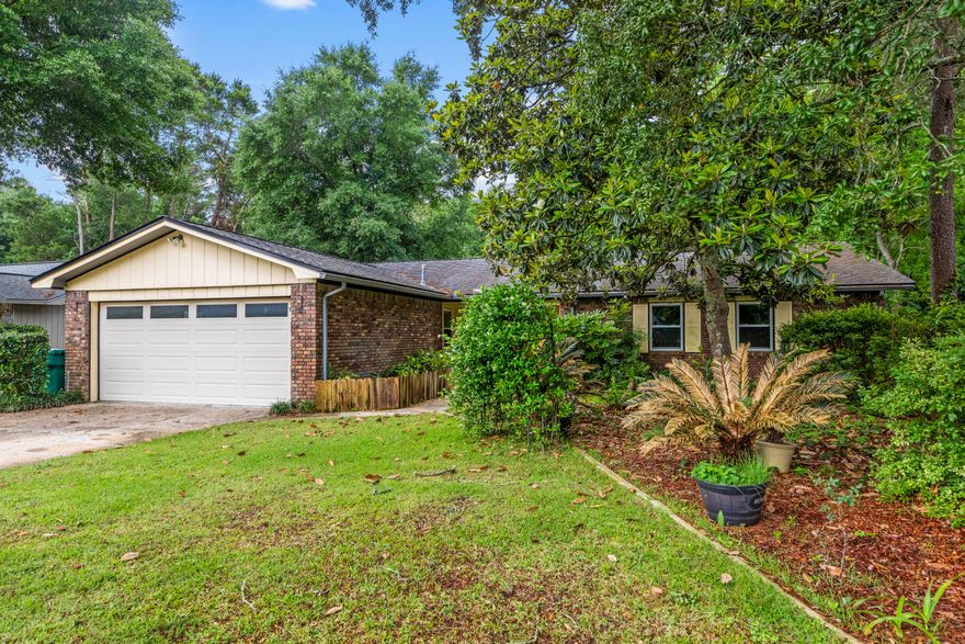 This lovingly maintained home in Bluewater is ready for your family to make it your own. Long time owners replaced all the windows in 2018, installed a new HVAC system in 2017 and replaced the roof in 2013. A new tiled shower was also added to the master bath and the second bathroom has a walk-in tub. Garage and Florida room floors have recently been refinished with premium durable resin polyaspartic flooring. The efficient u-shaped eat-in kitchen has warm wood cabinets, corian countertops, glass tile backsplash and stainless steel appliances. Stainless steel washer and dryer matched set also convey. The focal point of the family room is the brick wood burning fireplace and the adjacent dining area could also be used as an office. The large lot has lots of mature landscaping with both hardwood and tropical trees, a coi pond in the backyard, deep well irrigation system and is fully fenced. Don't miss this opportunity to enjoy the amenities of living in Bluewater Bay!