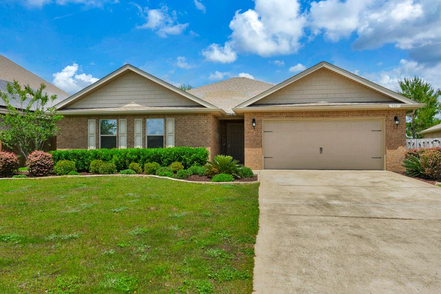 AVAILABLE NOW!!! 4bed/2bth Denton Home has an open, split bedroom floor plan. Master Suite has large shower and a huge walk in closet. Large kitchen with granite counter tops and large island, pantry, stainless steel smooth top range, and more! Home is located in Redstone Commons across from Shoal River Middle and Riverside Elementary Schools. Community has a pool and many amenities available. NO smoking and NO cats allowed. Dogs allowed upon approval with a non-refundable pet fee. Photos are from builder and of a similar home. 600 minimum FICO credit score required in addition to meeting rental criteria.