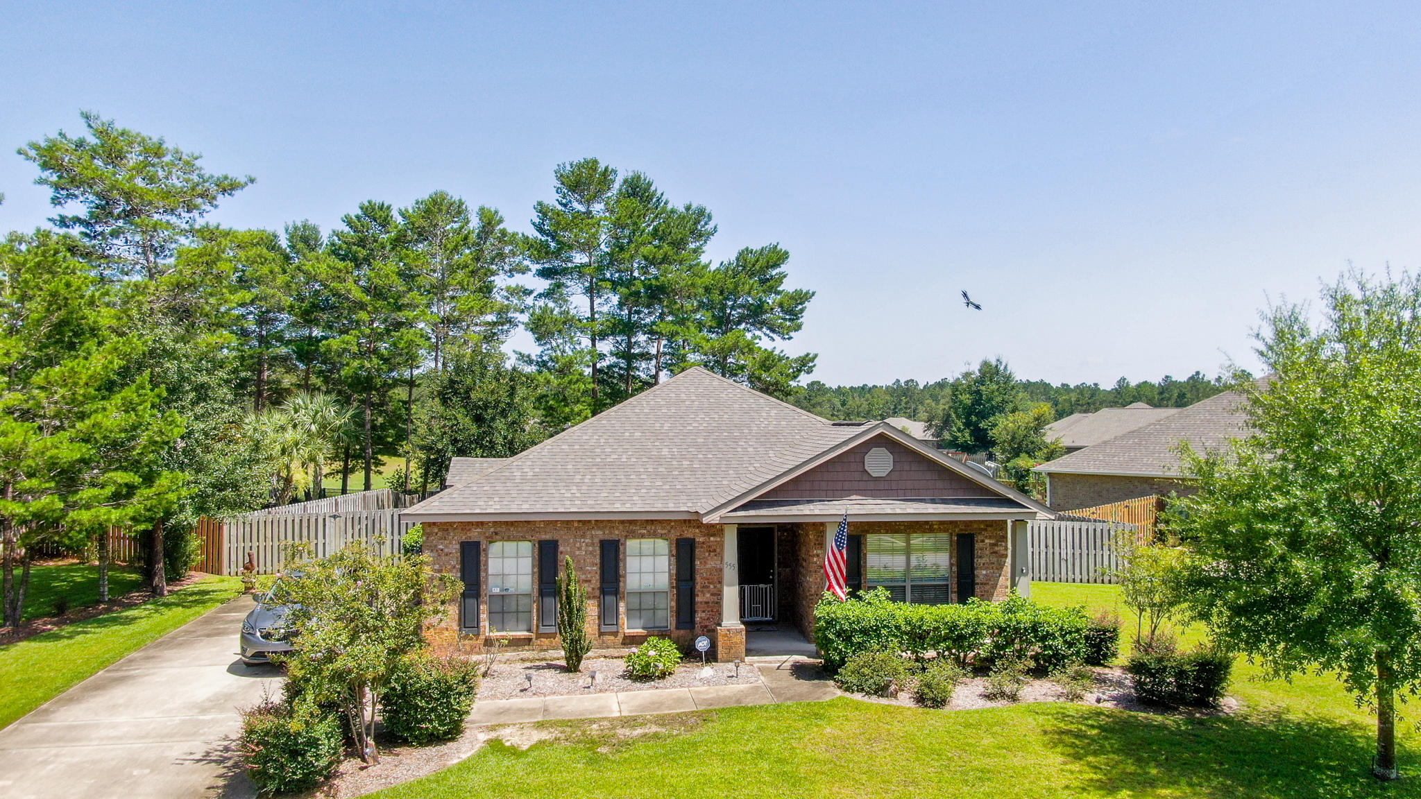 Back on Market due to no fault of seller or home. Welcome home to Gardens at Hammock Bay! This beautiful waterfront home is ready for a new owner. Relax on the covered back porch watching the ducks glide around the pond and enjoy the sounds of nature. Home features a large kitchen with granite counter tops and lots of space for all of your kitchen projects.. Open concept home perfect for entertaining! Living area has lots of natural light and newer wood laminate flooring. Crown Master bedroom has space for your oversized furniture and beautiful views. Master Bath features double vanities, garden tub and separate shower. Split floor plan for privacy with two additional bedrooms. Flex room perfect for study or second living area! Fenced yard. Hammock Bay offers world class amenities.