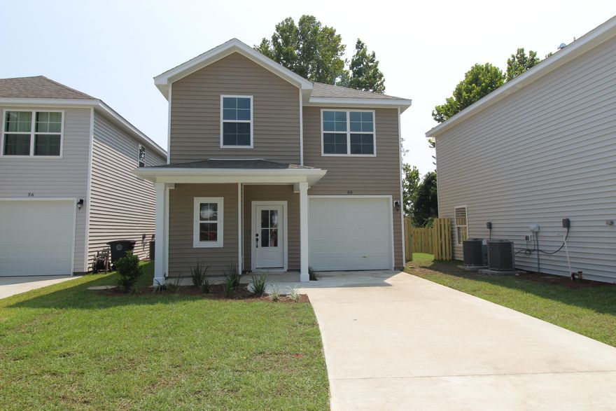 Brand new homes under construction now! As you enter the Peyton floor plan there is a half bath on your left and just past that are the stairs to the second story. Through the hallway it opens up to a functional, flowing concept. The kitchen features 3cm granite, plenty of counter top and cabinet space, and an island. Your dining room and living room are laid out perfectly for entertaining with an access door to the backyard. Up the stairs you will find your master suite, laundry room, and three additional bedrooms. Laminate wood flooring in main area, porcelain in wet rooms, and carpet in all bedrooms, closets, and stairs. Full landscaping including sprinkler system.