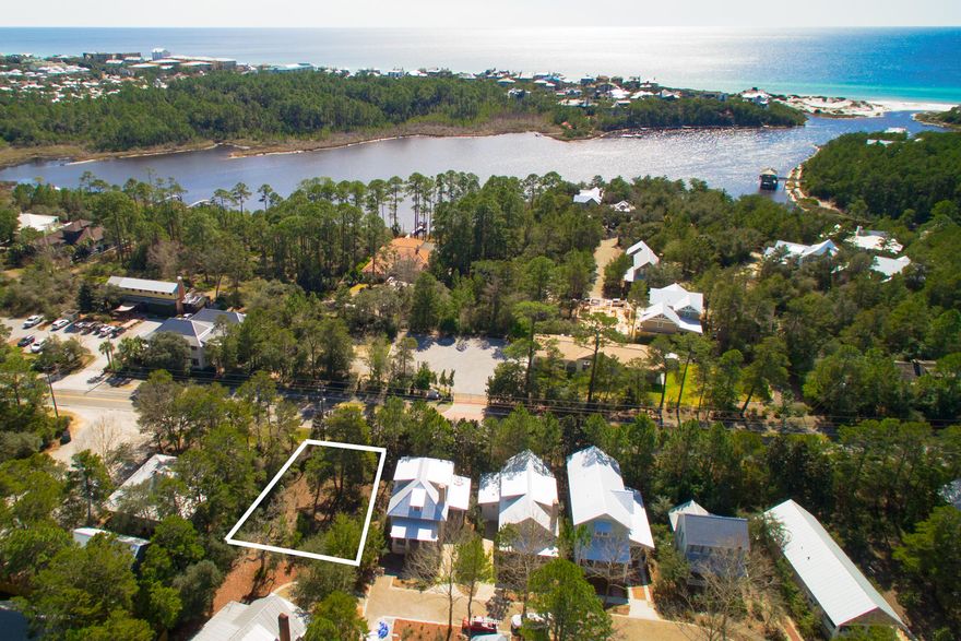 Simplicity reigns in the Forest Lakes neighborhood of Santa Rosa Beach. This semi-wooded lot eagerly awaits new owners who appreciate the natural environment. Ideally located near the beautiful white beaches and emerald green Gulf of Mexico waters, Point Washington State Forest, and the communities of Hwy 30A, this gated community of 38 acres has fewer than 150 platted home sites. A two-tiered community pool with poolside chaises, is adjacent to an ultra-spacious Adirondack-style dining pavilion with fireplace. Walking paths along nature trails include a foot bridge over neighborhood lake and a pier with covered gazebo over another section of a forest lake. Bring your napkin notes and ideas from HGTV home shows to Forest Lakes for a lifestyle of tranquility in the home of your own design.