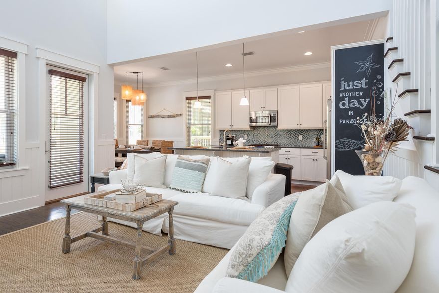 Located in Phase 1 of Naturewalk, away from new construction and close to all of Naturewalk's finest amenities, this home comes fully furnished and is great for a small family or investment. A home with same floorplan across the street produces ~45k in gross rental income.Steps away from ''The Gathering Place'' with 3 pools (beach entry pool, heated lap pool and kiddie pool), fire pits, grills and an outdoor kitchen, Naturewalk sets up an ideal realm of relaxation for families. Want to go to the beach? Catch a shuttle that runs every half hour. Need to get groceries? You're conveniently located near the Publix Grocery Store. With beautiful nature, hiking, and bike trails, this neighborhood gives you plenty of options to enjoy one of 30A's serene, niche communities.