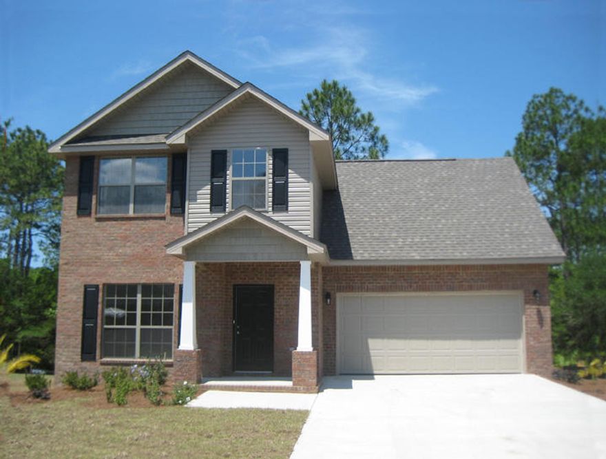 Welcome to Harstvedt Plantation! The beautiful Eagle floor plan is a 1,575 sq. ft. two story, 3 bedrooms, 2 -1/2 baths and one car garage. This home has a covered front porch which leads to the entry of the home. The large family room makes a great entertaining space and is open to the kitchen where a half bath is located and attached dining area overlooks the back patio. On the second floor the master bedroom features a large walk in closet and the master bathroom features a shower/tub combo. The master bedroom is separated from the other two bedrooms by the laundry room, linen closet and second full bath. *Pictures may be of similar, but not necessarily of subject property, including exterior and interior colors.