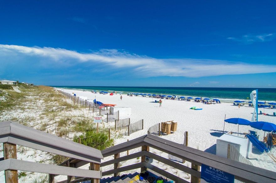 This lovely condo has a great view of the beautiful Gulf of Mexico  and plenty of room for the whole family to make vacation memories.  Located in the 52 acre resort of Tops'l , all the best amenities , tennis, pickleball, beach access, pools. grills, and a poolside bar and grill. Many fun attractions and restaurants in the area. You can also cash in $$$$ on vacation rentals.  Sleeps up to 6  with a double sofa bed. Large balcony for enjoying the view of the water and beaches. Sold furnished except for patio furniture and items in owners closet.