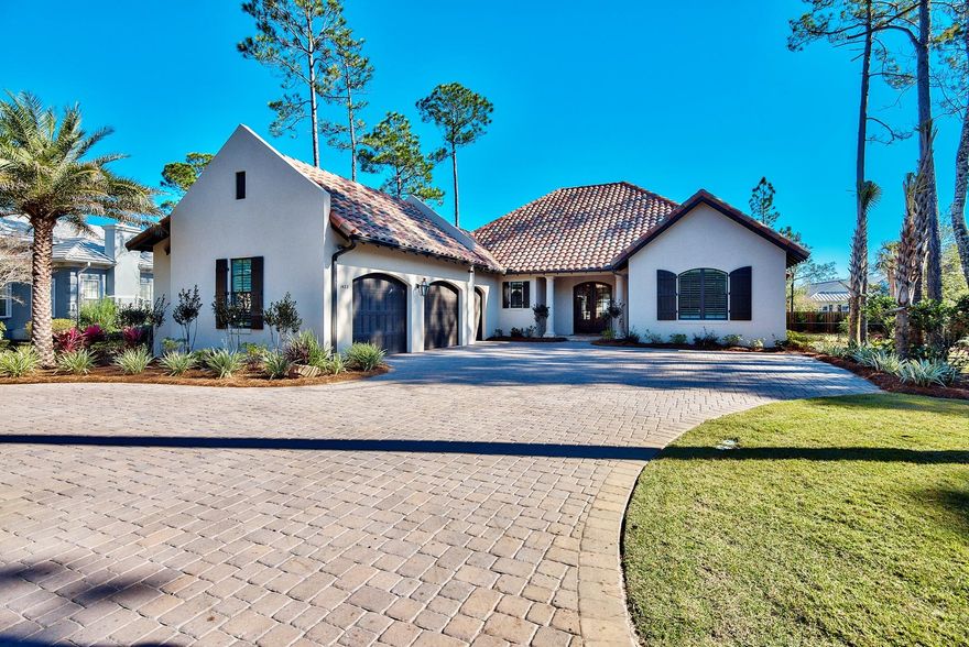 NEW PRICE...FLORIDA LIVING AT IT'S FINEST!!!1 Year Old Custom Home Located in Sandestin Golf and Beach Resort. This One Story 3 bedroom Home has an Open Concept Floor Plan which makes for easy Living. Upgrades Galore in the House with Custom Lighting, Landscaping, Electronics, and Flooring.Gourmet Kitchen with Sub Zero and Wolf appliances, Granite Counters, Subway Tile, Large Walk In Pantry and Wet Bar. Travertine Flooring thru the entire house, no carpet. Master Bedroom has a large walk in closet with his and her vanities and Large Walk In Shower. Each Bedroom has it's own Bath. Great Outdoor Large Living area with Fireplace, Summer Kitchen and Remote Screens overlooking the Fantastic Custom Swimming Pool and Spa. 3 Car garage with Circular Driveway. Home is in Immaculate Condition.