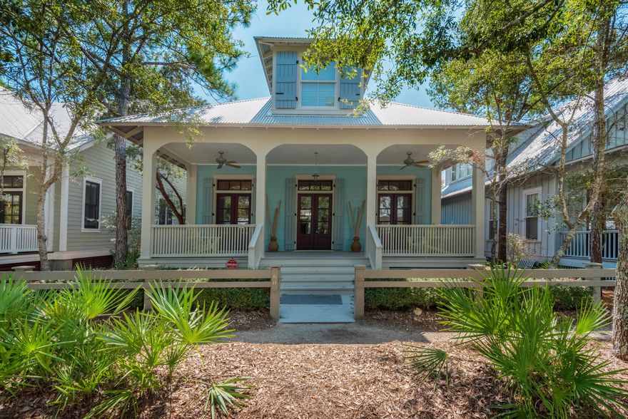 Located in Phase II directly across from the newly expanded and renovated Kids Camp, sits this quintessential WaterColor cottage with fresh updates. This privately used home boasts 3 large bedrooms, 3 full baths, beautiful pine flooring throughout, updated kitchen & baths, fresh paint, elegant decor and so much more! WaterColor is located on Scenic Highway 30A, adjacent to the famed town of Seaside. WaterColor consists of 500 acres and offers some of the best amenities of any community in our area - pools, trails, lake access, beach club, fitness center, tennis center, beach service, onsite restaurants and much much more.