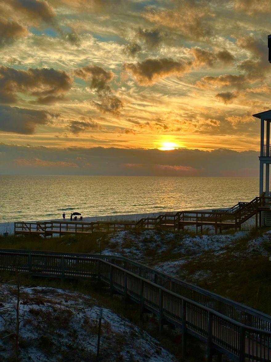 AVAILABLE FOR SHOWING! It's a Secret! GULF FRONT RESORT. Dunes of Seagrove. A quiet sweet spot South of 30A that is often overlooked. This upgraded 3 bedroom 3 bath condo has an unexpected clear view of the Emerald Green waters of the Gulf with Palm Trees and Sand Dunes in the forefront included. Take advantage of the large balcony to enjoy relaxing gentle awakening morning light, all day views of water and waves, and settle down with vivid sunset colors at the end the day. The ever-changing Sunset views are amazing! This resort is situated along the Scenic 30A Corridor of South Walton and is right there with all of the shopping, eateries and vacation activities that the Beaches of South Walton have to offer. All furnishings, window treatments and contents convey with the sale.