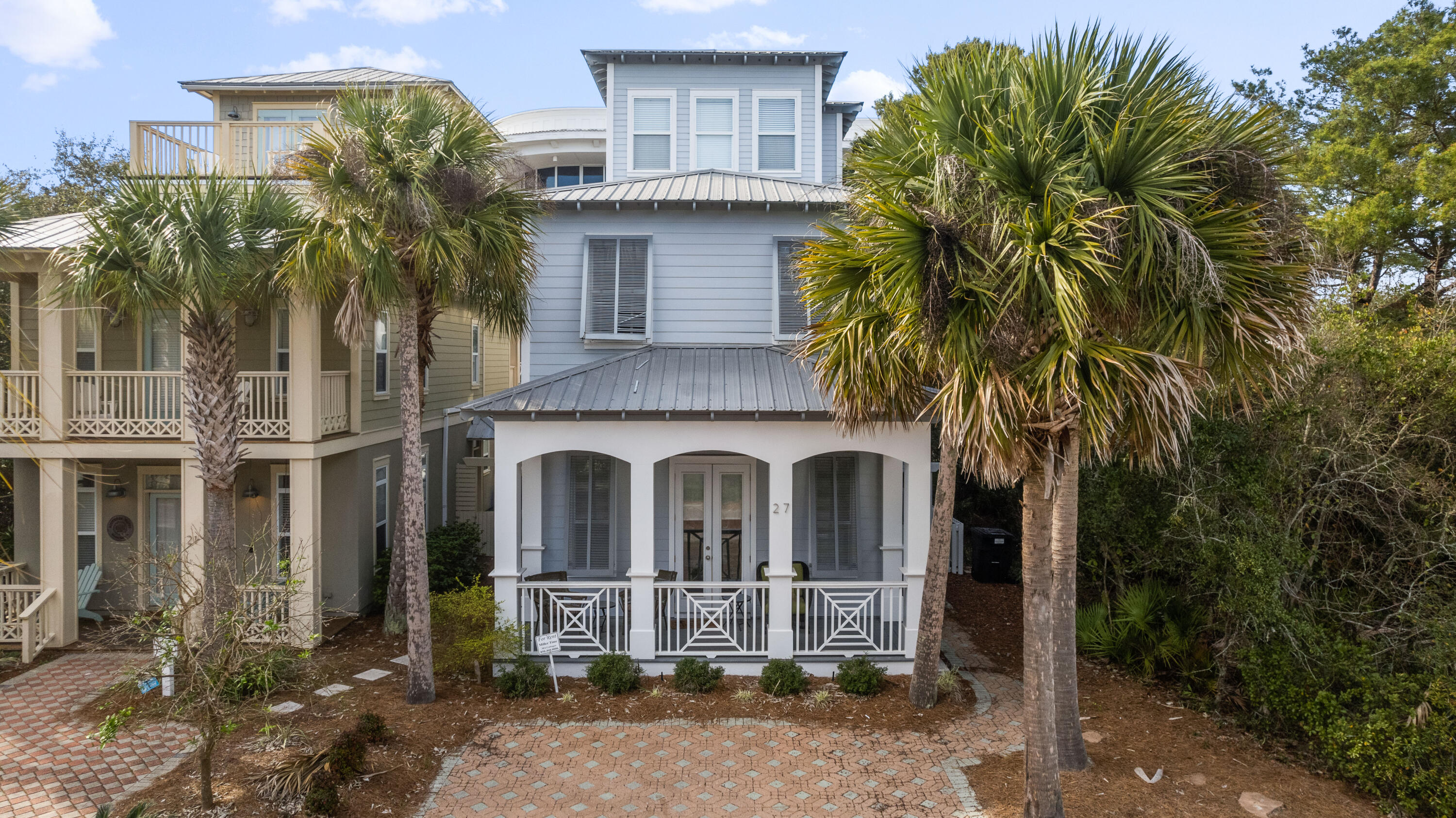 MOTIVATED SELLER! Seller will consider- all offers. This gorgeous Seacrest Beach house is perched up close to the famed 30A bike trail and situated close to the beach within the Seacrest Beach neighborhood. Enjoy deeded beach access and world class amenities that only Seacrest Beach is known for. This home features an open kitchen, dining room and living room concept which is perfect for gatherings with friends and family. Ample spaces or quiet reflection time and beach views from the 3rd floor balcony. Shiplap interior, bunk room, island kitchen, 10' ceilings, granite countertops and much, much more. Kitchen remodeled and new appliances and cabinets.in 2020, new w/d. Come take a look at this incredible value just step away from the Gulf's sugar white sands and clear emerald waters.