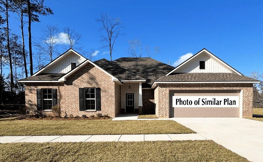 Awesome builder rate plus FREE refrigerator. Restrictions apply.The CROSBY III H in Natureview community offers a 4 bedroom, 2 full bathroom, open and split design with pocket office. Upgrades added (list attached). Special Features: double vanity, garden tub, separate custom tiled shower, and walk-in closet in master bath, double vanity in 2nd bath, walk-in closet in all other beds, kitchen island, walk-in pantry, covered patio, LED lighting, crown molding, ceiling fans in living and master, framed mirrors in baths, smart connect WIFI thermostat, smoke and carbon monoxide detectors, landscaping, architectural 30-year shingles, flood lights, and more!Energy Efficient Features: water heater, electric kitchen appliance package, vinyl low E windows, and more! Energy Star Partner.