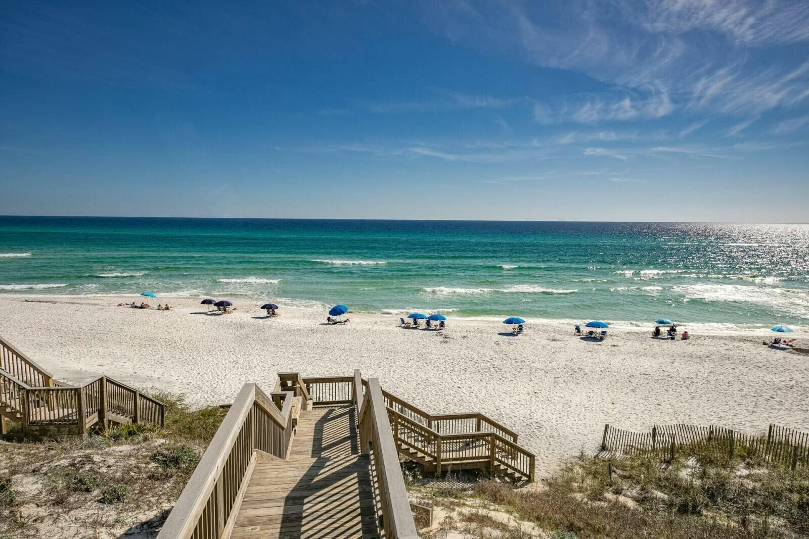 Welcome to your dream coastal retreat! This exquisite 3-bedroom, 3-bathroom Gulf Front Condo is perched on the top floor of Capistrano, a prestigious low-density condominium complex along the renowned Scenic 30A. With only nine exclusive residences, Capistrano offers unparalleled privacy and tranquility, making it a coveted destination for discerning buyers.This condo has been meticulously renovated and updated, presenting a turnkey opportunity as it is being sold fully furnished. The interiors are designed with a coastal aesthetic blending luxury with comfort. The open-concept living area is bathed in natural light, with expansive windows that frame breathtaking views of the Gulf of Mexico. Step outside to your private Gulf front balcony, where you can savor the stunning Florida sunsets and the soothing sounds of the waves. This outdoor space is perfect for relaxation and alfresco dining, providing an idyllic setting for unwinding after a day of exploring the vibrant 30A community.
Capistrano's prime location places you just moments away from the charming towns of Alys Beach and Rosemary Beach, known for their unique architecture, boutique shopping, and gourmet dining options. The Scenic 30A corridor is renowned for its picturesque coastal landscapes, outdoor recreational activities, and a welcoming community atmosphere.
This property is not just a home; it's a lifestyle. Whether you are seeking a permanent residence, a vacation getaway, or an investment property, this Gulf Front Condo offers an exceptional opportunity to experience the best of Florida's Emerald Coast. Don't miss your chance to own a piece of paradise in one of the most sought-after locations along Scenic 30A.
Discover the unparalleled beauty and luxury of this stunning Gulf Front Condo at Capistrano.