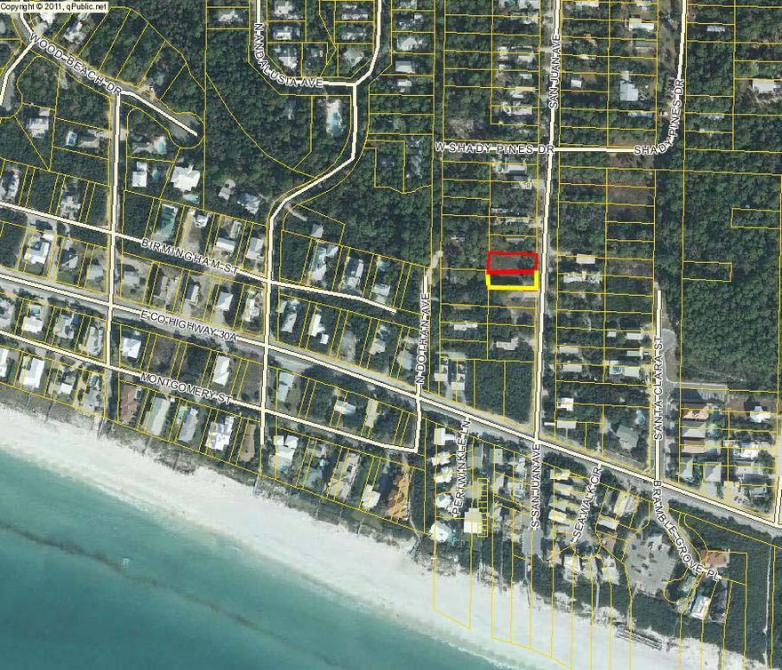 BEYOND YOUR IMAGINATION! Sensational home site, located only 5 lots north of 30a, nestled between Seaside & Seagrove Beach! Deeded beach access is easy walking or biking distance. No buildout required or onerous homeowners dues. Enjoy all the beauty & activities that the east end of the booming 30a area has to offer!