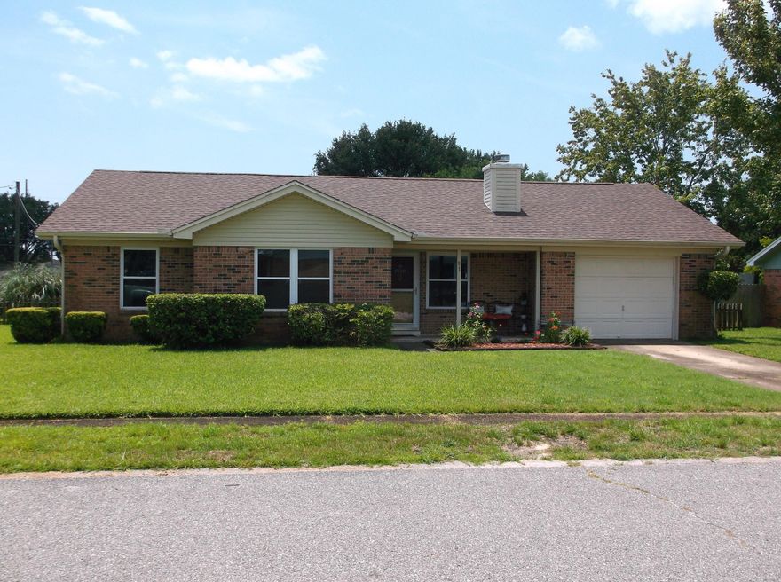 CORNER LOT LOCATION IN A NEIGHBORHOOD WITH SIDEWALKS.  ROOF WAS REPLACED IN 2019, WINDOWS REPLACED IN 2014; AC NEW IN 2014; GUEST BATHROOM REDONE 2020 AND HAS ONYX SHOWER SURROUND, NEW TUB, NEW TOILET AND NEW VANITY. REAR WOOD  DECK DONE 2021.  HOME IS READY FOR YOU TO MOVE IN AND ENJOY.  NICE SIZE FLORIDA ROOM.  INTERIOR LAUNDRY RM