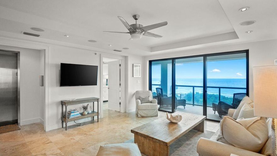 A gulf-front corner-unit condo in Seagrove Beach is a rarity, but a four-bed, three-bath condo in a quaint 19-unit complex is especially unique. This 2,209-sq.-ft. condo on the second floor at gated non-rental Park Place on Seagrove is an ideal primary or second home. A private elevator will transport you directly to this unit from underground parking. As soon as you open the door, you'll experience breathtaking views of the Gulf of Mexico through the unit's floor-to-ceiling windows that line the south side of the unit. More than 200 feet of private beachfront is deeded to the owners at Park Place. The gourmet kitchen features designer cabinetry and Wolf and Sub-Zero appliances as well as a large island.