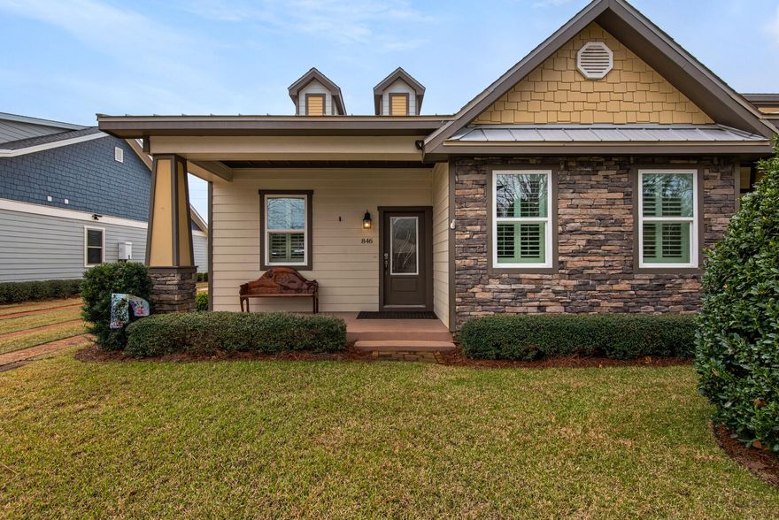 LOCATION LOCATION!!! This Owner Occupied home has been meticulously maintained with new floors, paint, granite counter tops, crown molding, upgraded lighting, plantation shutters, and nook makes this home so special.  The open concept kitchen / living room is exceptional for entertaining!  The kitchen has stainless appliances a gas range plus the addition of a beverage cooler and built in dining room window seating. There is large pantry, plenty of cabinets, and tons of counter space! Let the party flow into the fenced back yard where a paver patio has been added.  In 10 minutes you can be at the beach, Joe's Bayou Boat ramp, shopping at the brand new Publix or dining on the Harbor.  Low maintenance - HOA takes care of the landscaping! Features include impact rated windows and tankless ho water heater for lower insurance rates!

All dimensions and information herein is deemed reliable, but should be verified by buyer.