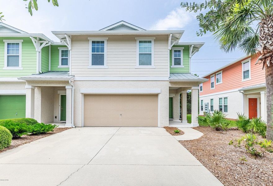 Come and LIVE WHERE YOU VACATION  in this beautiful END UNIT Townhome ! This concrete block-built home is in the ''highly sought ''after WEST END of PCB and less than a mile to our Sugar Sand and Emerald Waters. Positioned near the front entrance makes this home perfect for getting to and from all the attractions that are year-round here in Panama City Beach. This home has low utility bills with energy efficient hurricane rated windows plus a New Roof in 2023. Not to mention this is a second home for sellers and has been well maintained. With its open atmosphere entertaining is a delight! The kitchen is designed with soft close cabinets, granite counters and beautiful tile back splash! Eat in Breakfast bar makes serving a breeze.  Check out the unique travertine tile works throughout the home on walls, inside ?? bath and cascading up the staircase. Upstairs an additional lounge area or family room. And all bedrooms are conveniently located upstairs along with your laundry room. 
The large primary suite comes with a oversized walk-in closet and custom shelving that makes getting ready super easy. The ensuite bath sports double vanity, walk in shower and garden tub made for relaxing after a day at the beach!
Don't miss out on this opportunity to own this one with a 2 car garage and extra parking spaces for visiting guests. And no need to worry about yard work as the HOA takes care of landscaping, termite control plus annual power washing of building. Leaving you time for a day at the beach!
Call your favorite Realtor today to schedule a showing. All details to be verified by buyer.
