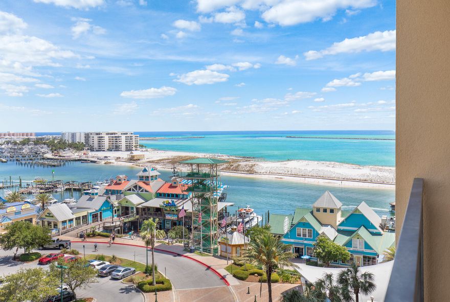 Own a Slice of Coastal Luxury at Emerald Grande! Welcome to one of the best values in Emerald Grande! This beautifully appointed 3 bedroom, 3 bath condo at the iconic Emerald Grande offers the prefect blend of upscale comfort and breathtaking views. Overlooking the Destin Harbor, East Pass, and the Gulf of Mexico, every moment here feels like a vacation. Step inside to find a  professionally refreshed interior with Brand-New paint throughout - walls, ceilings, trim, and doors-all impeccably maintained and stylishly furnished. Recent staging highlights the home's elegance, making it move-in or rental-ready from day one. (Sofa is brand new and  floors, washer/dryer and stove were replaced recently) Enjoy world-class amenities including a waterfront pool, hot tub, fitness center, full service spa, on-site dining, and more. Take the elevator straight down to HarborWalk Village for waterfront shopping, restaurants, boating, fishing and an array of live entertainment. 
With proven rental history of $73,330 in 2023, $64,194 in 2024 and $23,433 already on the books for 2025. this condo is both a luxurious retreat and a smart real estate purchase. Move in ready and meticulously maintained-this is beachside living at its finest!  