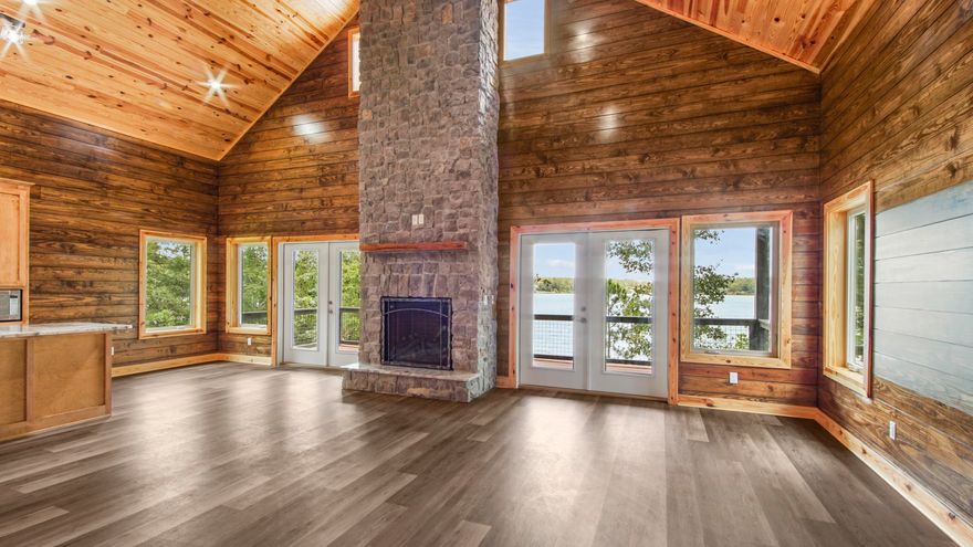 Beautiful new custom home on Spring Lake...one of the most desirable lakefront communities in Defuniak Springs. 3 BR,, 3 bath home w/ some of the most beautiful lakefront views you've ever seen. Home faces East, for beautiful sunrises & is built on an elevation, so nothing to obstruct your view of the lake. Sit out on the 30x10 porch after a long day & let the troubles & stress of the day melt away. Beautiful custom wood walls & ceiling in the great room.  Custom gas fireplace adds to the modern rustic charm of this home. Custom cabinets, countertops, lighting. The main floor has a master suite, 2nd BR & addtl. full bath. The loft, overlooking the lake has a 2nd master suite with incredible views of the lake. Outside you'll find a private dock & 2-car carport under home. Truly a MUST SEE!