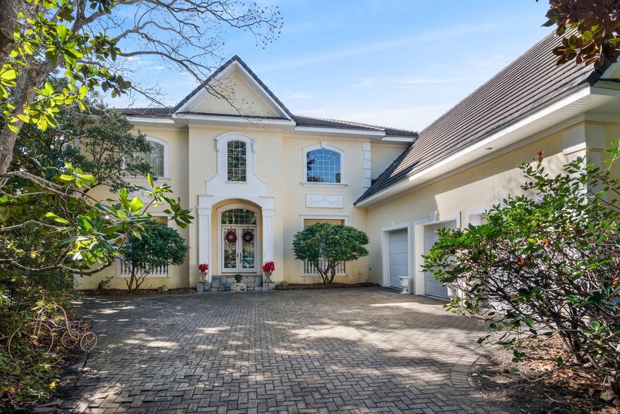 Looking for a home for your deep-water boat? Plus, a home with timeless elegance? Come see this French-style 5900 square foot home at 4370 Old Bayou Trail in Destin's beautiful Kelly Plantation neighborhood, where you will find not just ample space, but a lifestyle of luxury, comfort and beautiful sunsets. Views from the open plan kitchen, breakfast area and den all look out over Indian Bayou and your own dock. Furnish with a few Adirondack chairs and you'll be ready for fishing and catching crabs! Kelly Plantation has many different neighborhoods - The Plantation neighborhood is welcoming and home to many year-round neighbors. Within a short walk you'll find...Click on 'more' to continue
