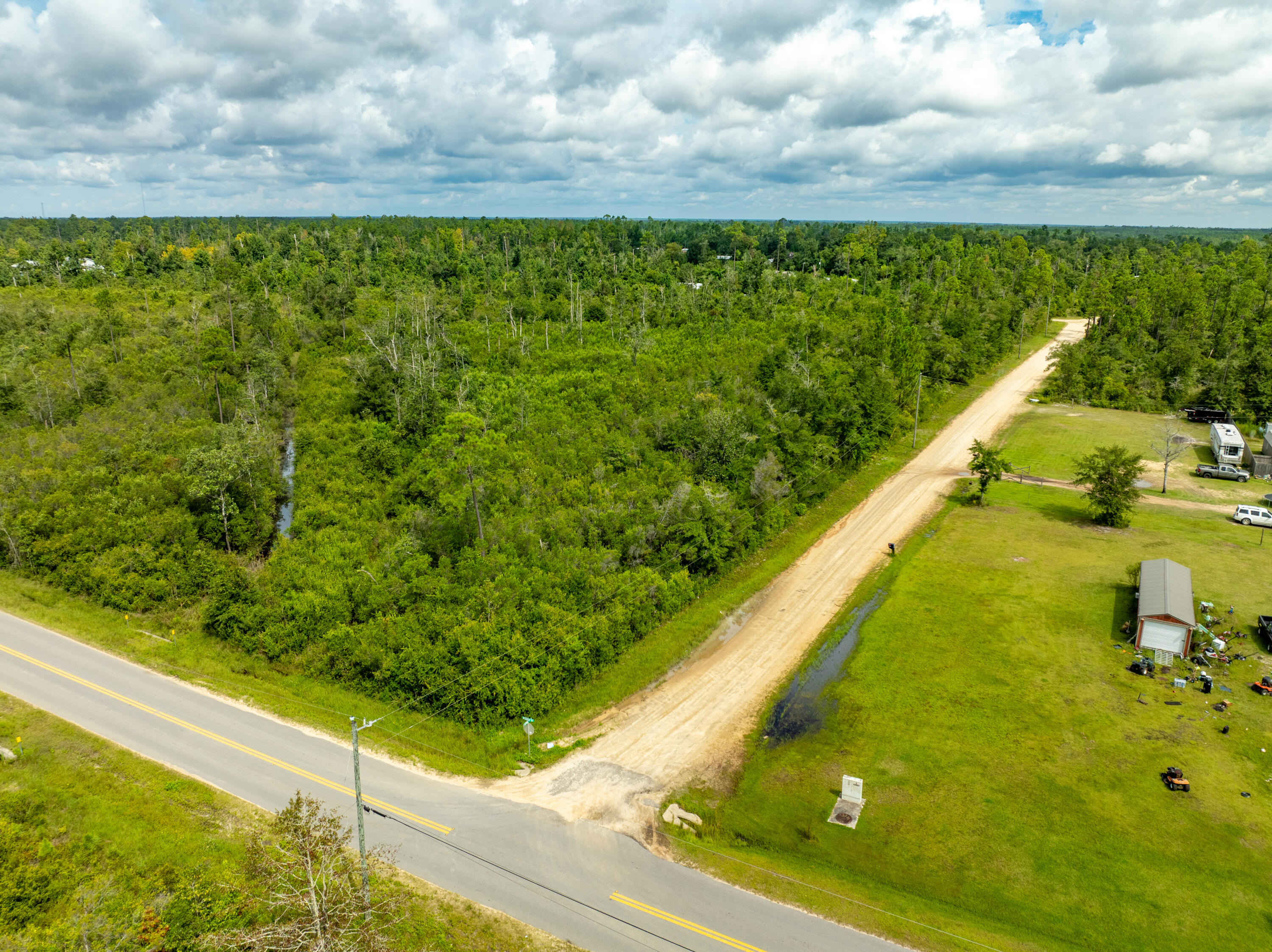 Don't miss this rare chance to own 19 acres of prime Florida land on the corner of Hwy 231 & Webber Rd in Fountain, FL. With excellent highway frontage, this property offers unlimited development potential, ideal for a residential subdivision, multi-home estate, RV park, farm, or recreational retreat. Located just 25 m from downtown Panama City, 35 m from Panama City Beach, & only 30 miles to Northwest Florida Beaches International Airport (ECP), the parcel combines peaceful rural living with easy access to the Gulf Coast's white-sand beaches, shopping, dining, and entertainment. Whether you're a developer, investor, or builder, this large tract presents a unique opportunity in a fast-growing area of the Florida Panhandle. Purchase your slice of Florida's future, the possibilities endless