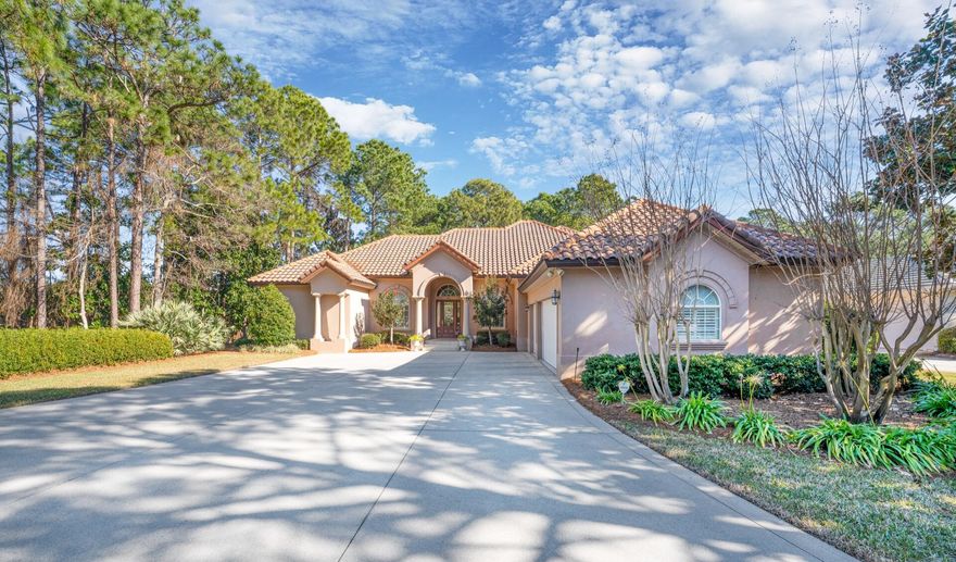 One Owner Home on a Large Private Homesite Overlooking The Raven Golf Course and a Preserve at The Sandestin Golf and Beach Resort. This Open Floor Plan Home is The PERFECT FLORIDA LIFESTYLE House and has 3 Bedrooms each with their own Private Bath, Study, and Bonus Room. Lots of Windows and Glass allowing the Outside to Come Inside as Sliding Doors allow the house to be very Open..The Private  Master Suite is on one side of the house with a Large Bath and Closet. Home has a Large Lanai perfect for entertaining guests as well as enjoying the Private views to the Backyard and Golf Course. A 3 Car Garage as well as a Large Motor Court. This Exquisitely maintained home on the Raven Golf Course in Sandestin is a must see. Lots of Room to Add a Pool.